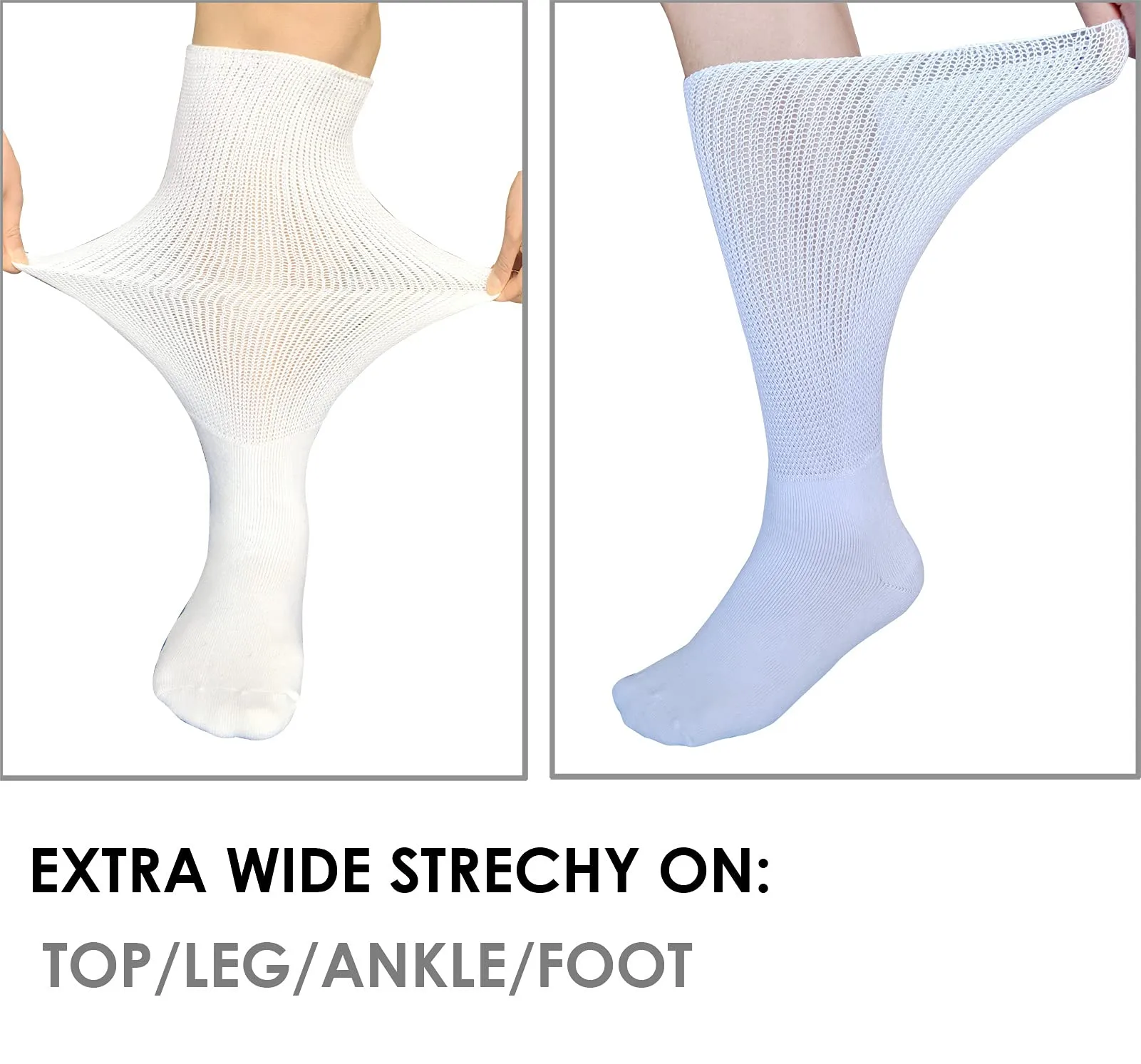 2 Pairs Replacement Sock for Air cast Walking Boot Walker Brace - Air Cam Walkers Fracture Boot Orthopedics Socks Cast Boot Sock 2 Pairs