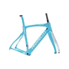 2019 Pinarello Dogma F10 Disk Frameset Diamond Blu/Sil/Wht 56