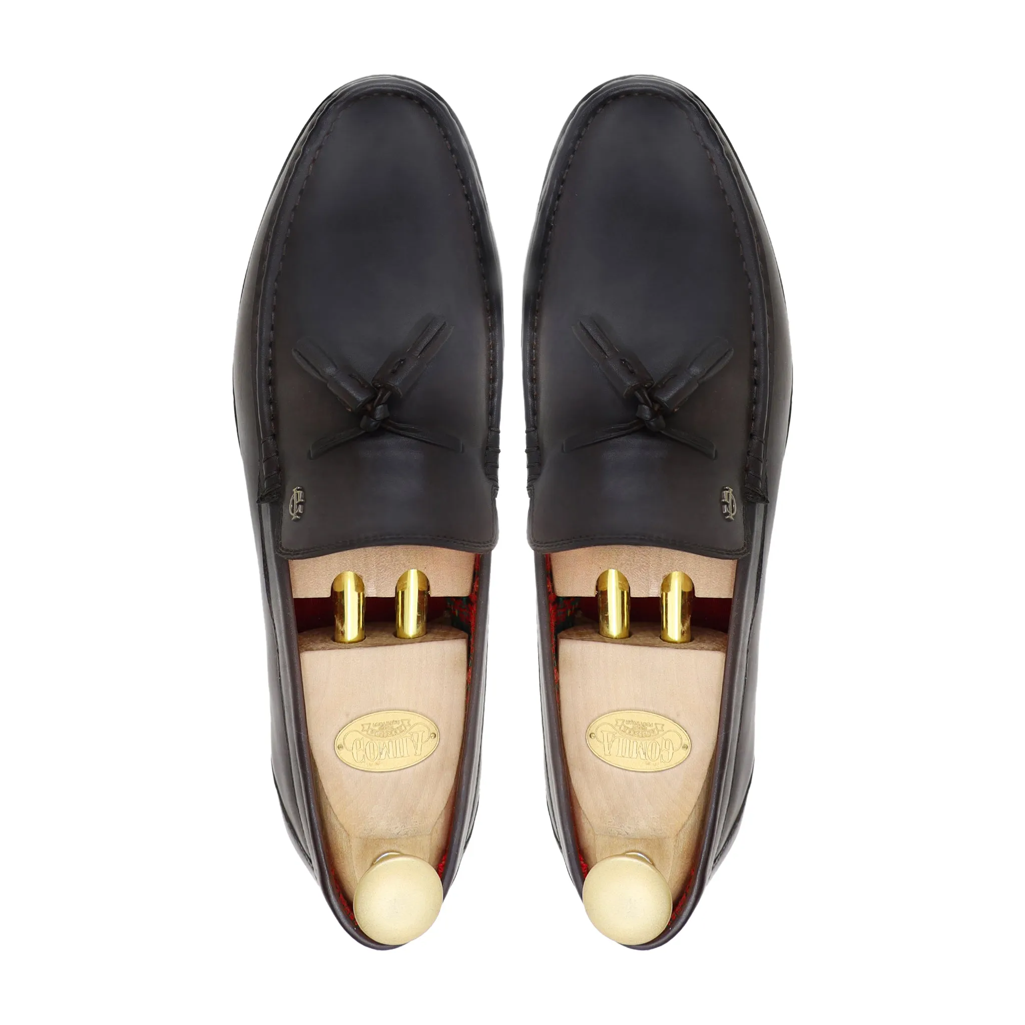 Acel - Men's Dark Brown Calf Leather Loafer