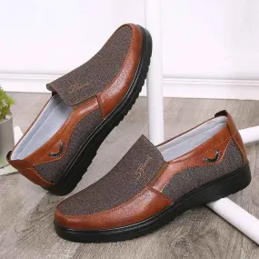 Breathable Fashion Soft Loafers Canvas Men's Casual Shoes #XS8605
