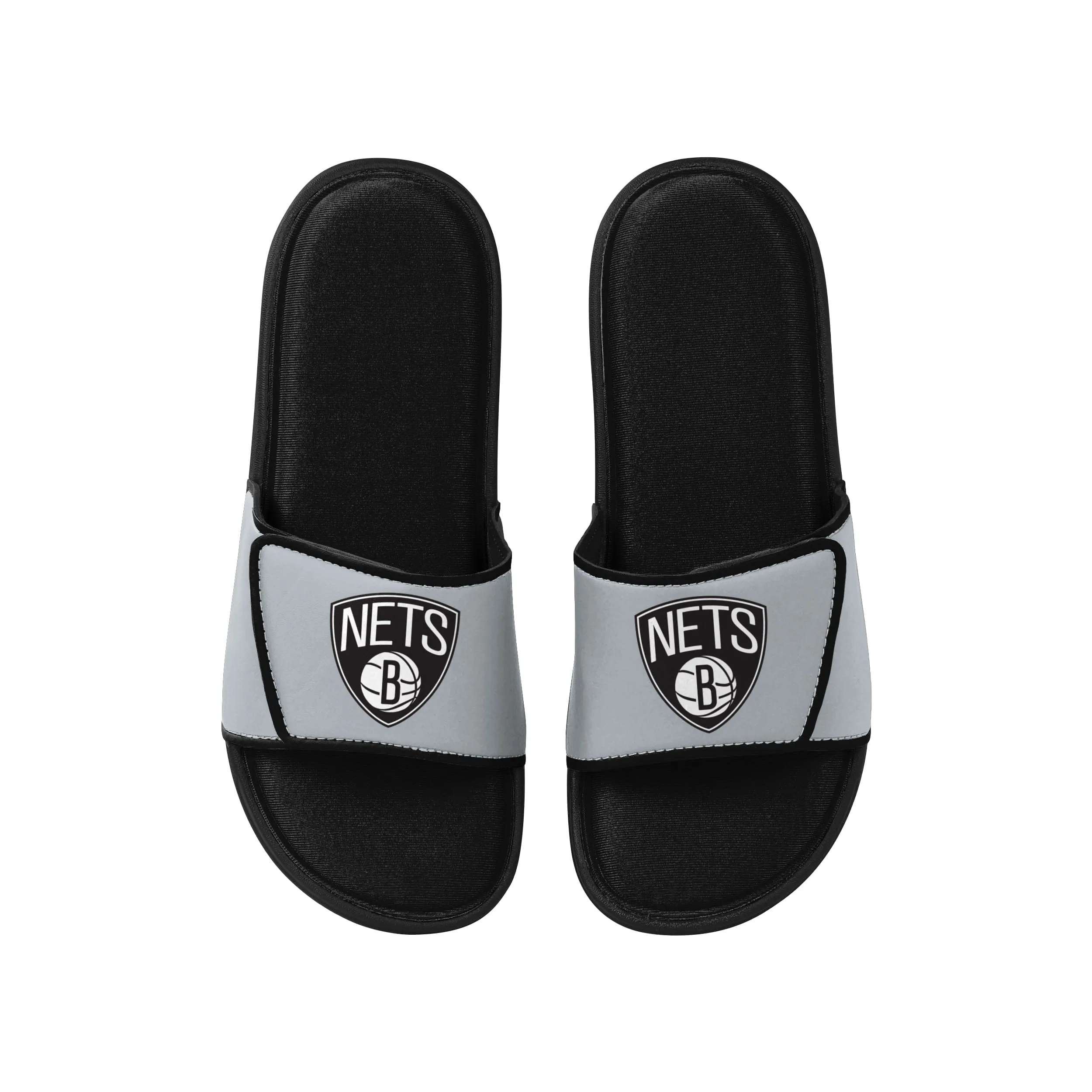 Brooklyn Nets NBA Mens Foam Sport Slide Sandals