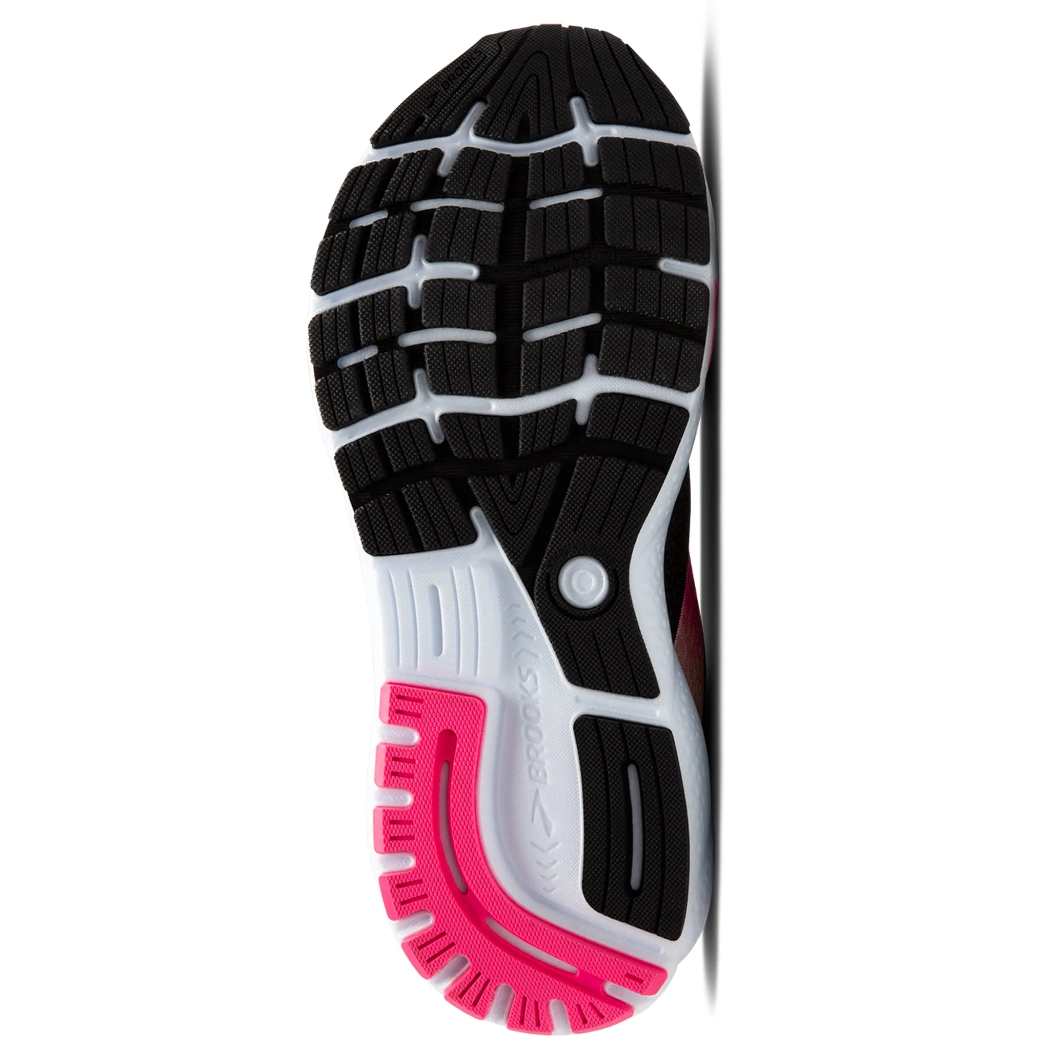 Brooks Ghost 16 Women's Black/Pink/Yellow
