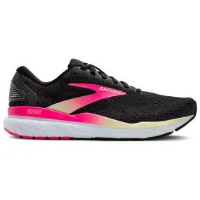Brooks Ghost 16 Women's Black/Pink/Yellow