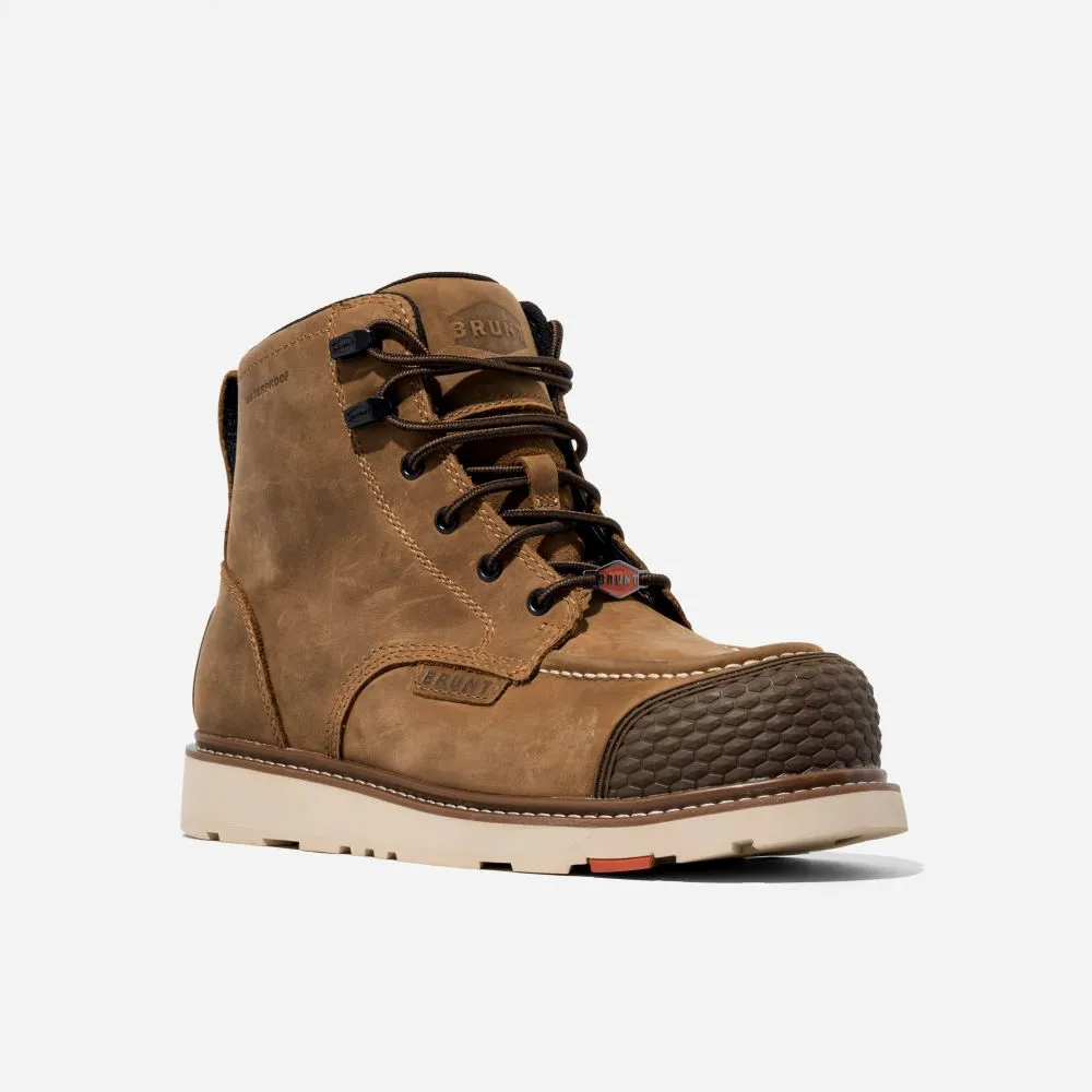 'Brunt' Men's 6" The Marin EH WP Brunt Toe - Brown