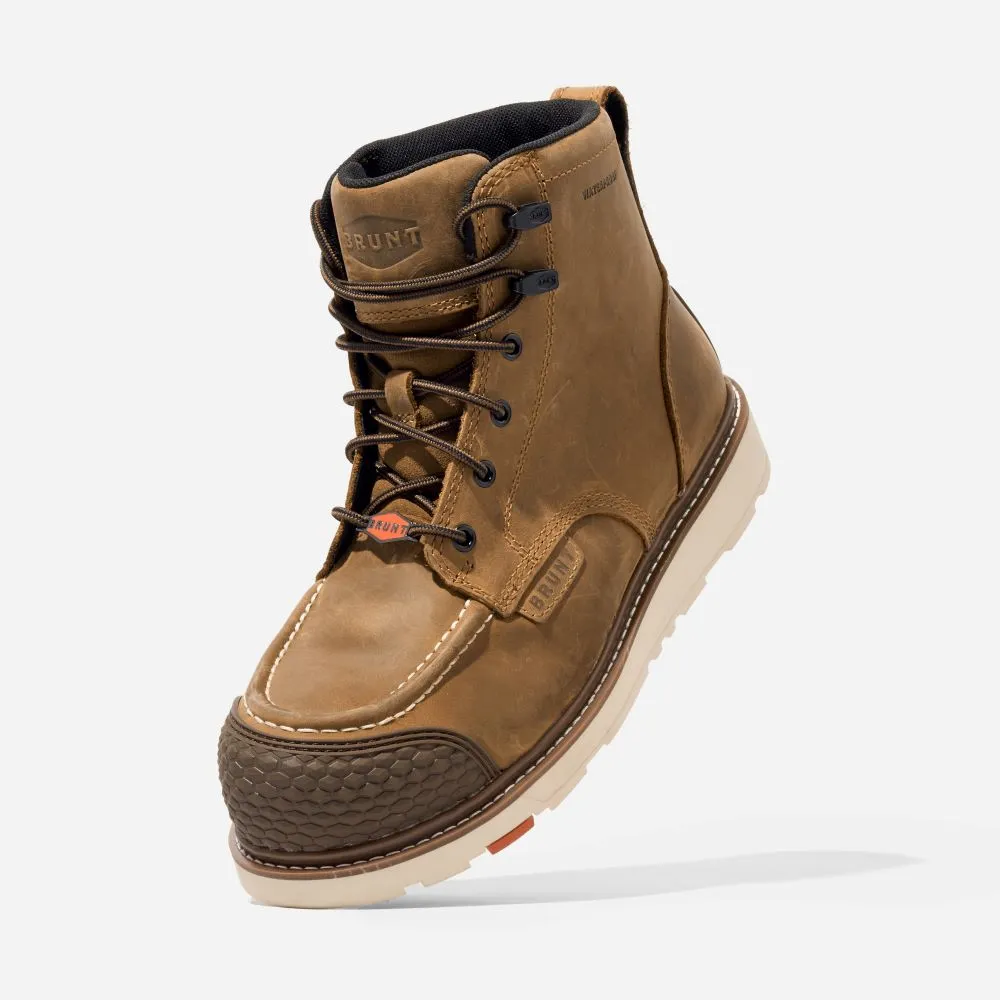 'Brunt' Men's 6" The Marin EH WP Brunt Toe - Brown