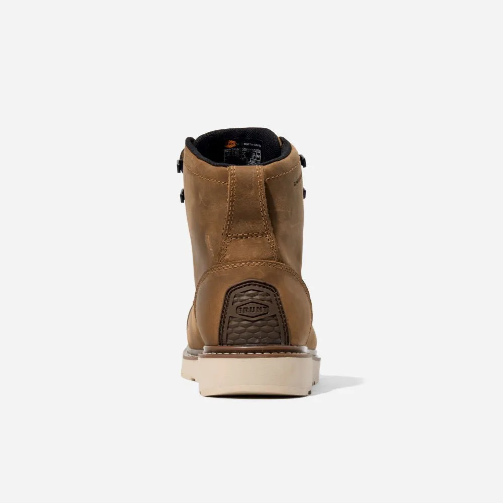 'Brunt' Men's 6" The Marin EH WP Brunt Toe - Brown
