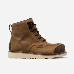 'Brunt' Men's 6" The Marin EH WP Brunt Toe - Brown