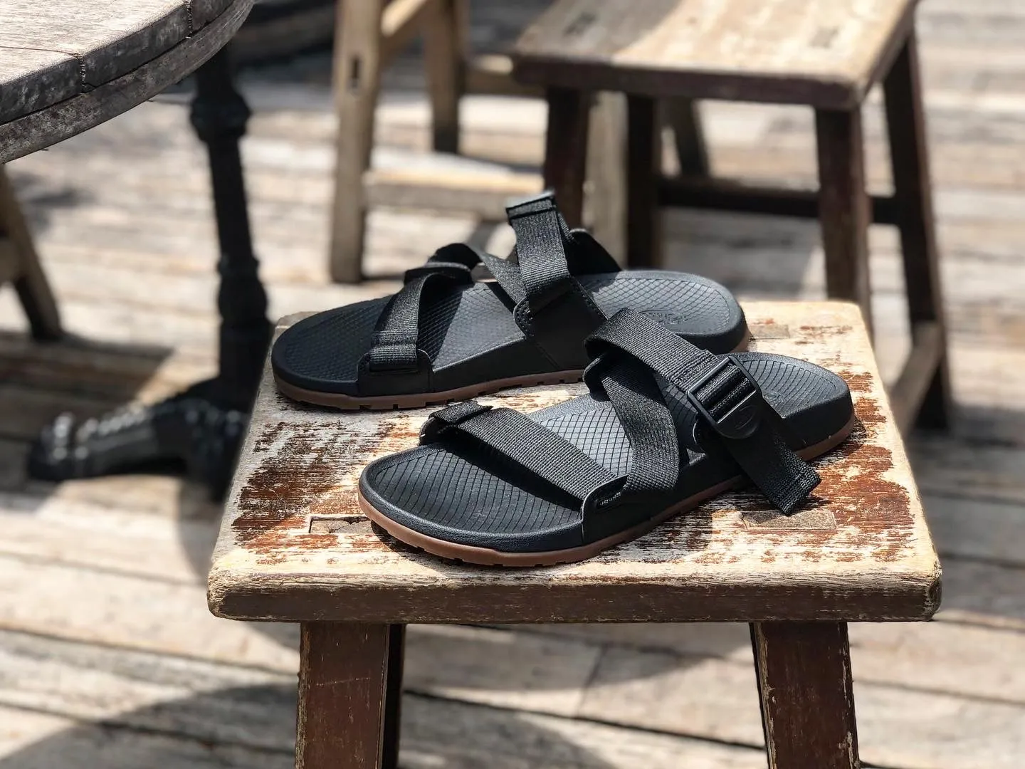 CHACO LOWDOWN SLIDE MENS BLACK JCH107123