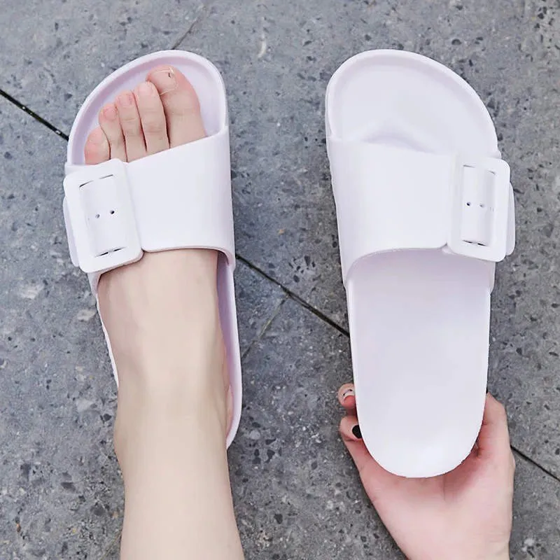 Cuzcare Women Outdoor Orthopedic Sandals Memory Foam Platform Slides