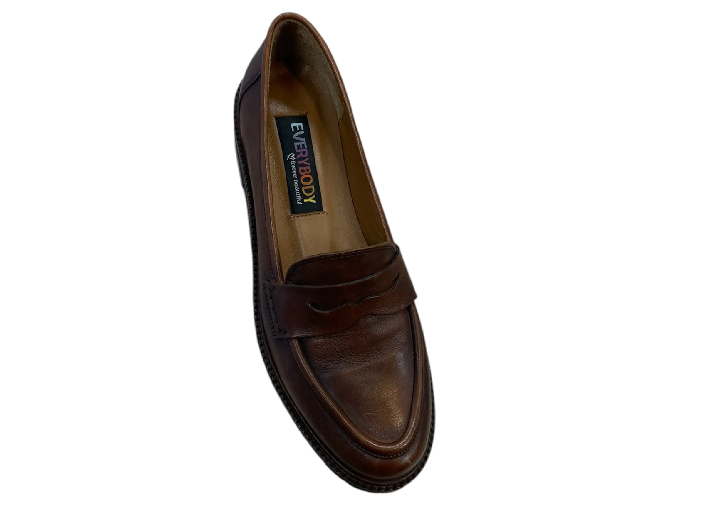 Everybody brown leather loafers