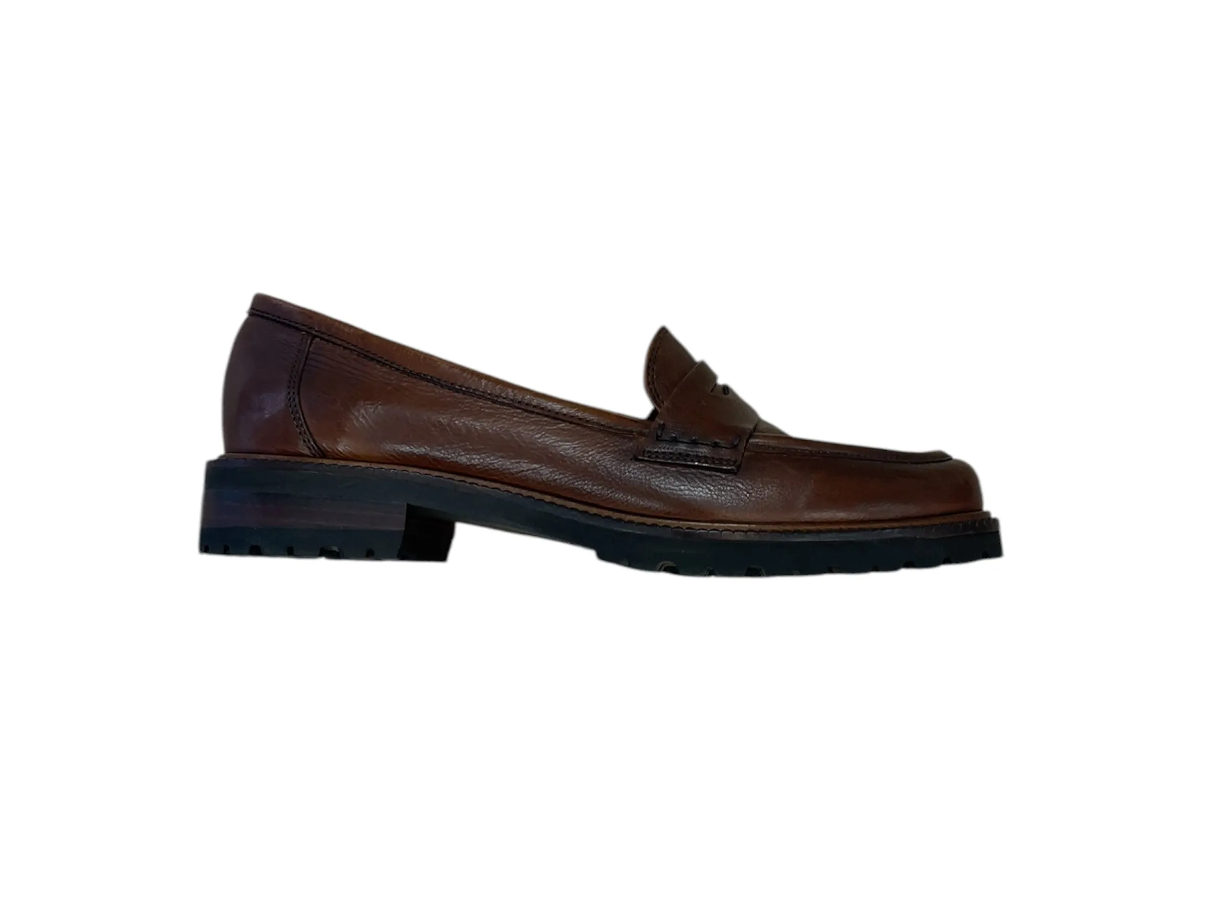Everybody brown leather loafers