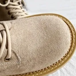 Frosted Suede Thermal Martin Boots