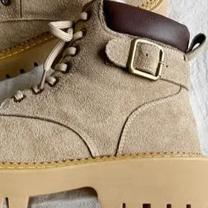 Frosted Suede Thermal Martin Boots