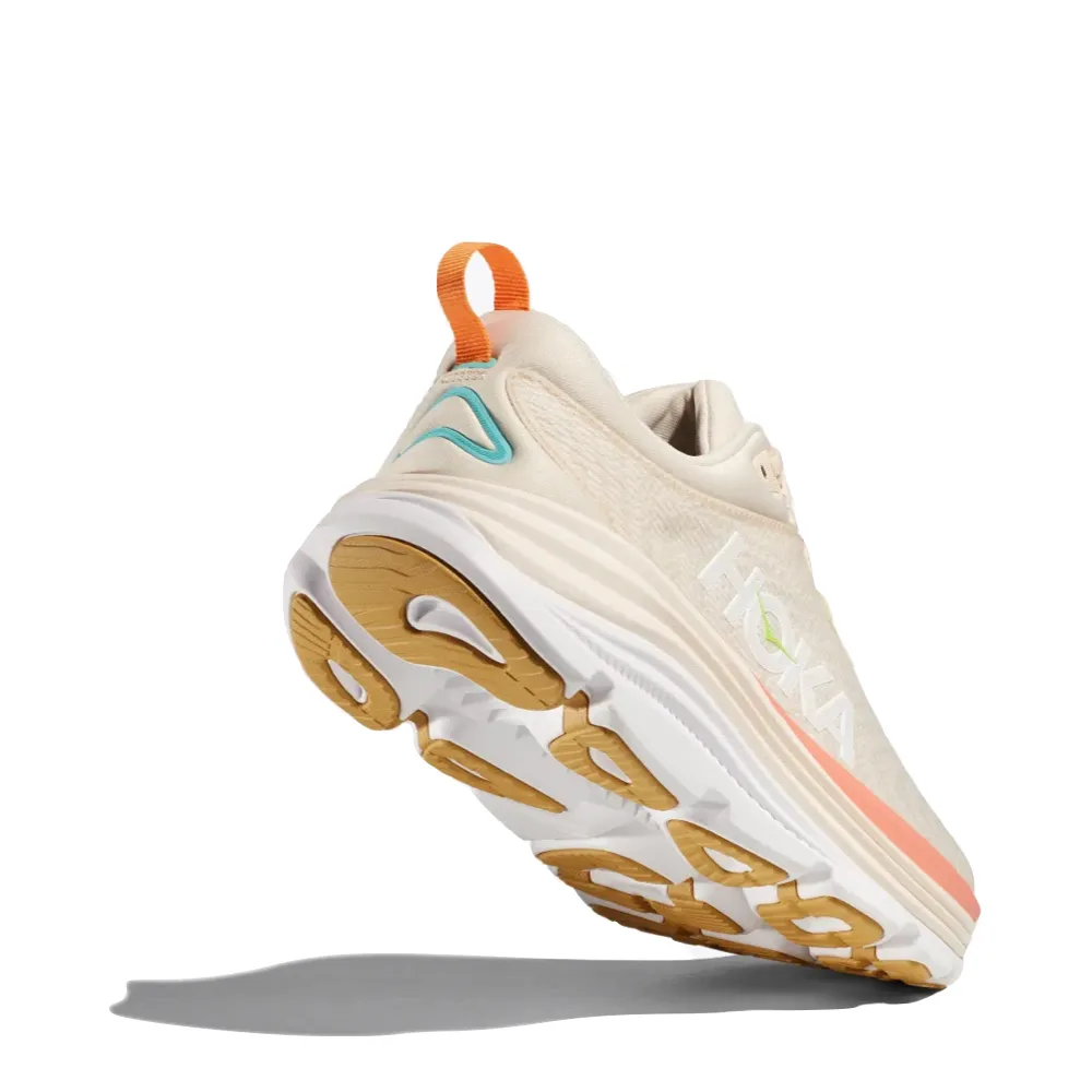 Hoka Women's Gaviota 5 Sneaker in Vanilla/Eggnog