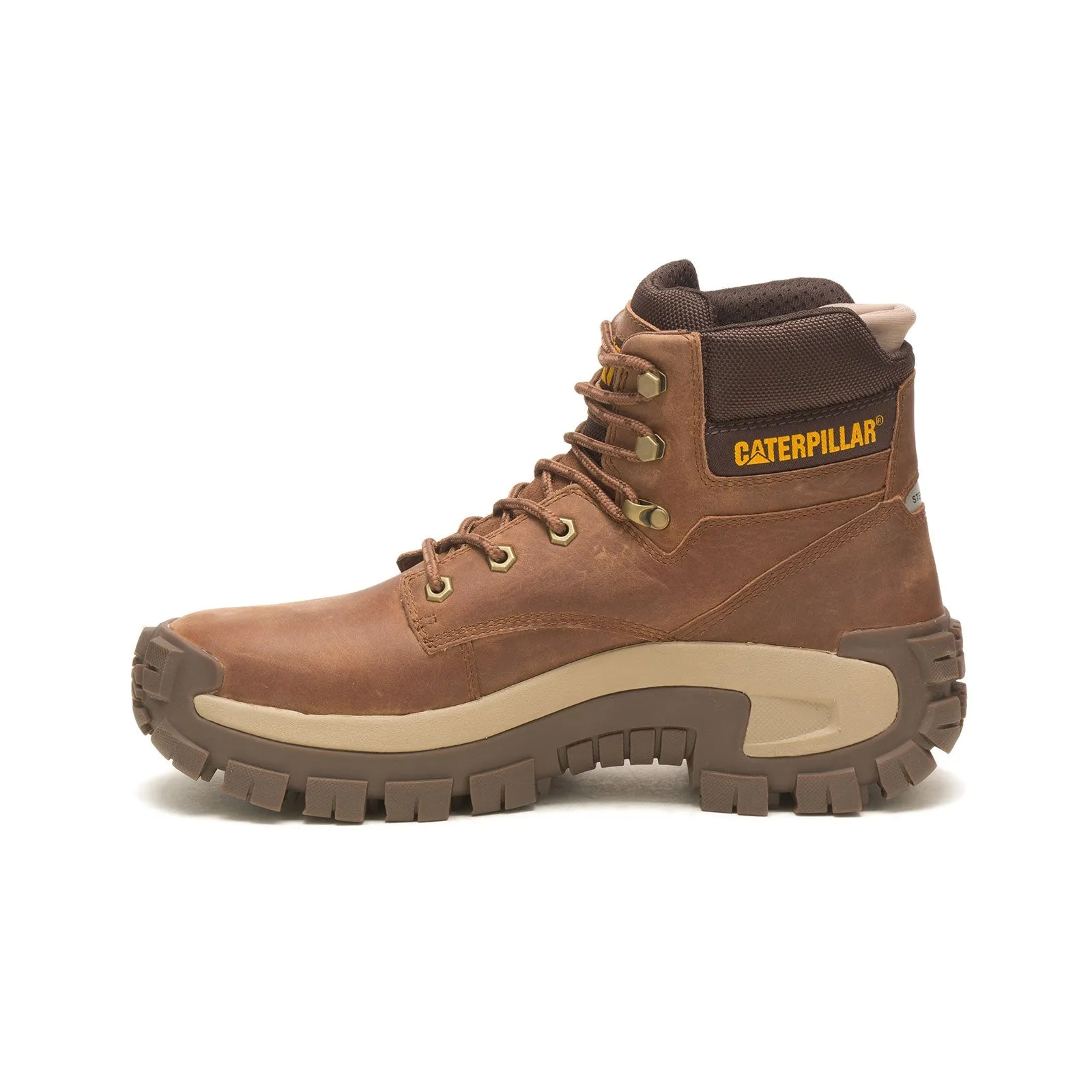 Invader Hi Steel-Toe Work Boot Brown