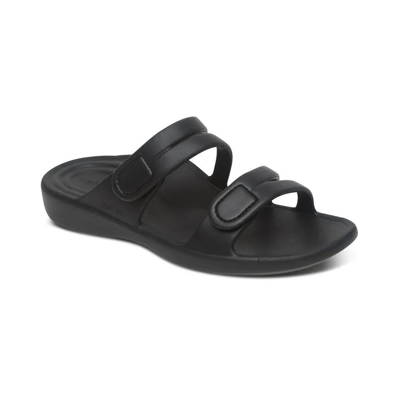 Janey Sport Women Slides Black