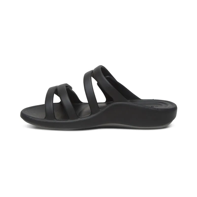 Janey Sport Women Slides Black