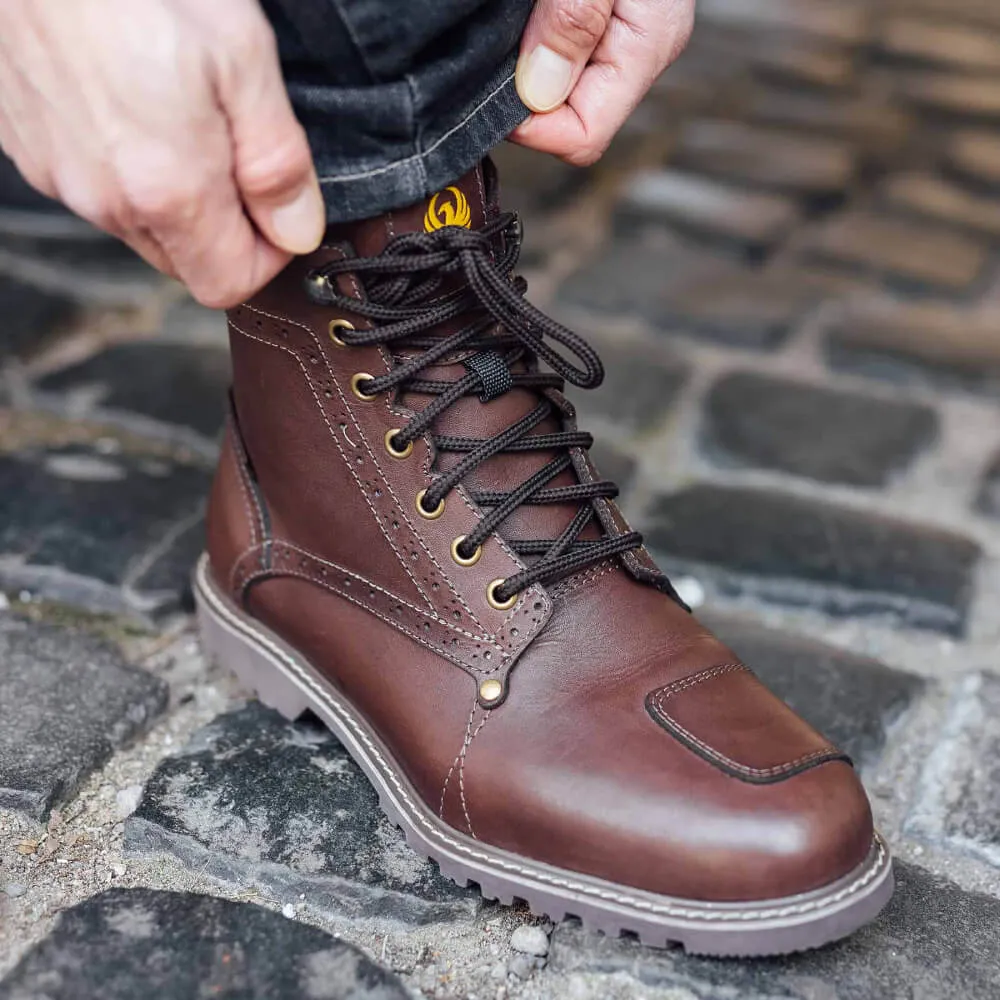 Merlin Derby Brogue D3O Waterproof Boots Brown