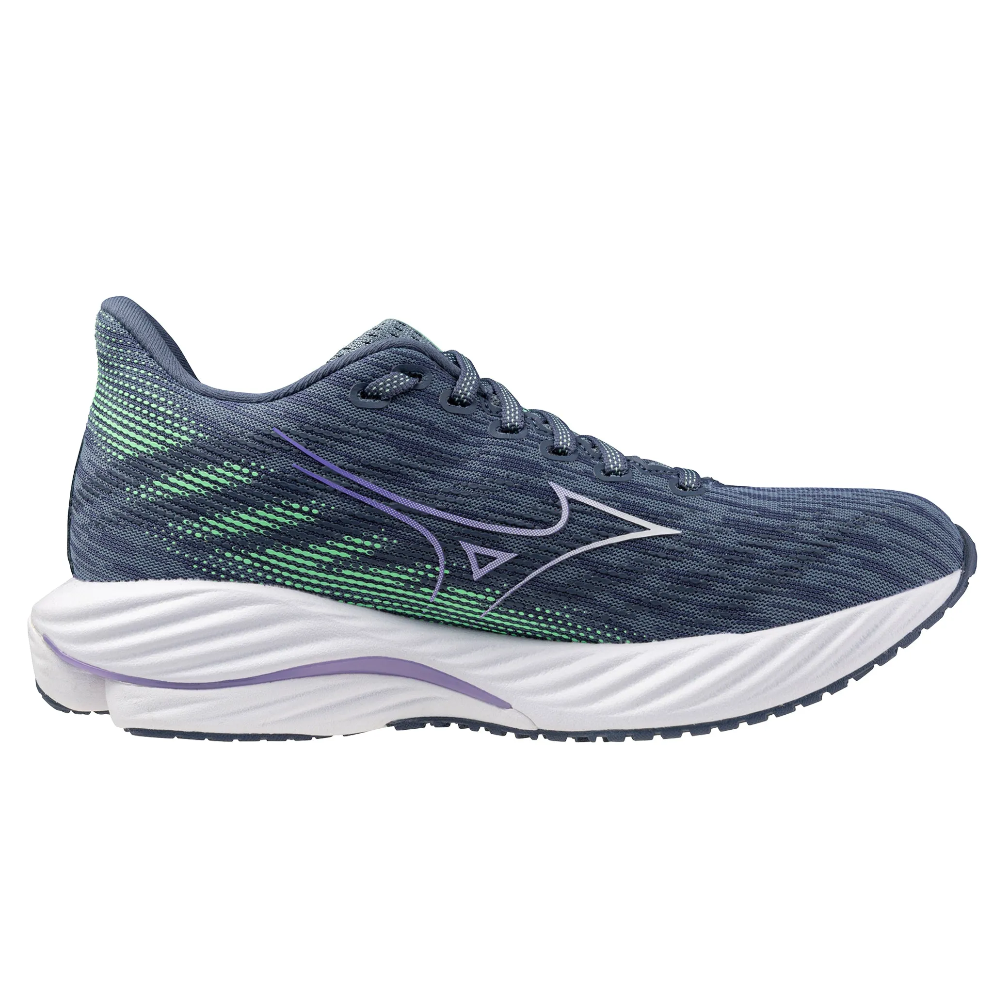 Mizuno Wave Rider 28 Women's Citadel/White/Neo Mint