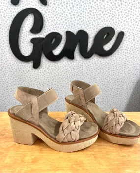 Mosina Braided heeled sandal