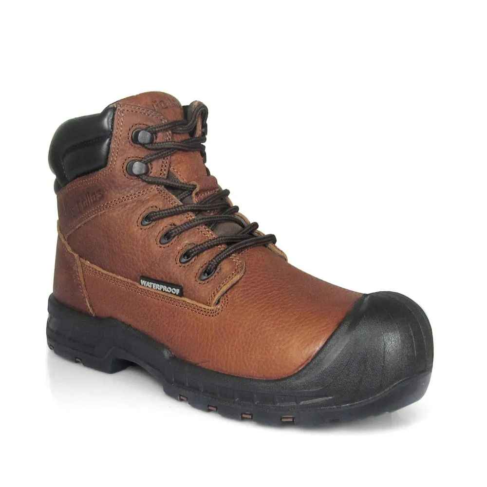 'S Fellas' Men's 6" Vulcan EH PR WP Comp Toe - Brown