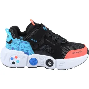 Skechers Boys Gametronix Trainers - Black