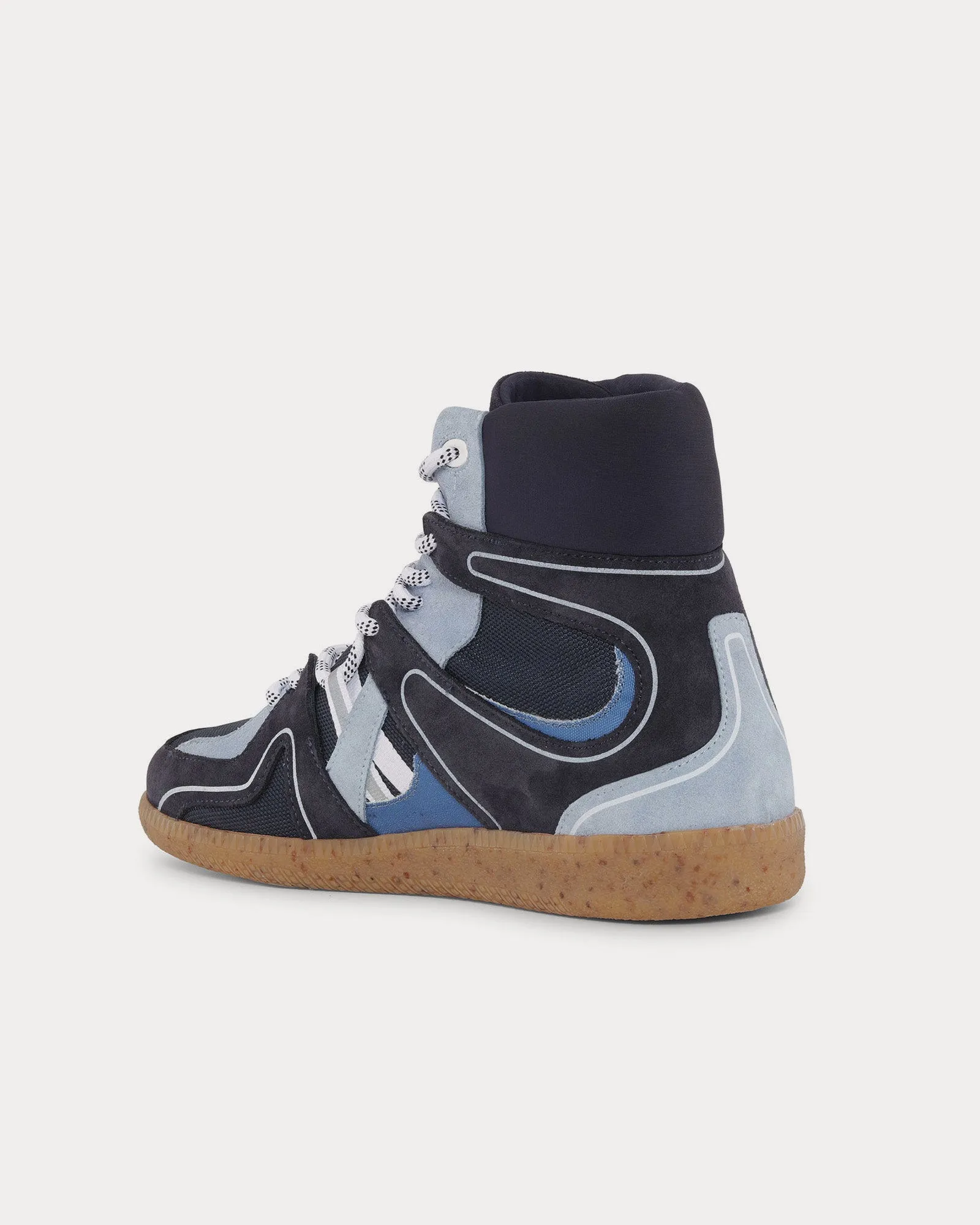 Sporty Mix Retro Sky Captain High Top Sneakers
