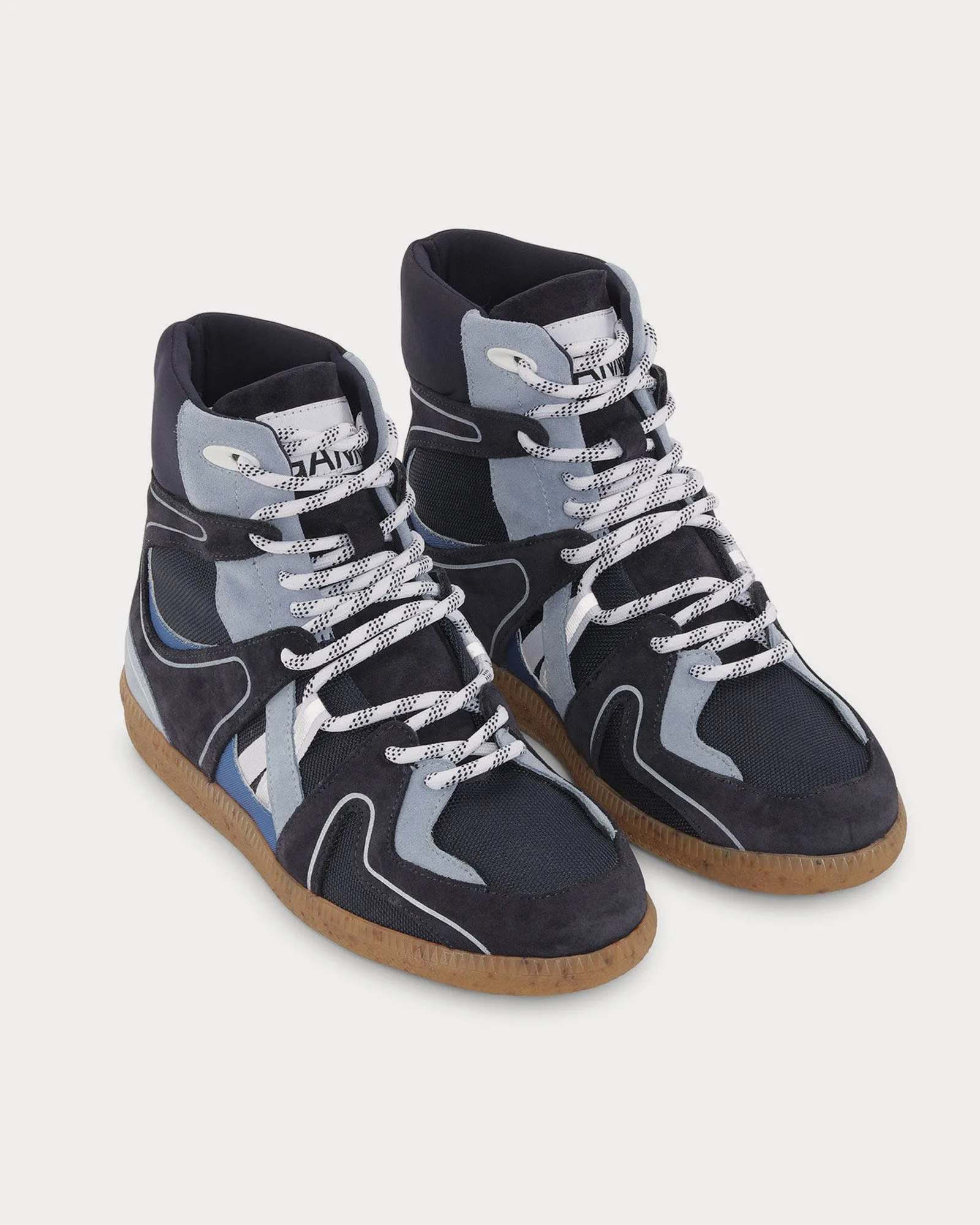 Sporty Mix Retro Sky Captain High Top Sneakers