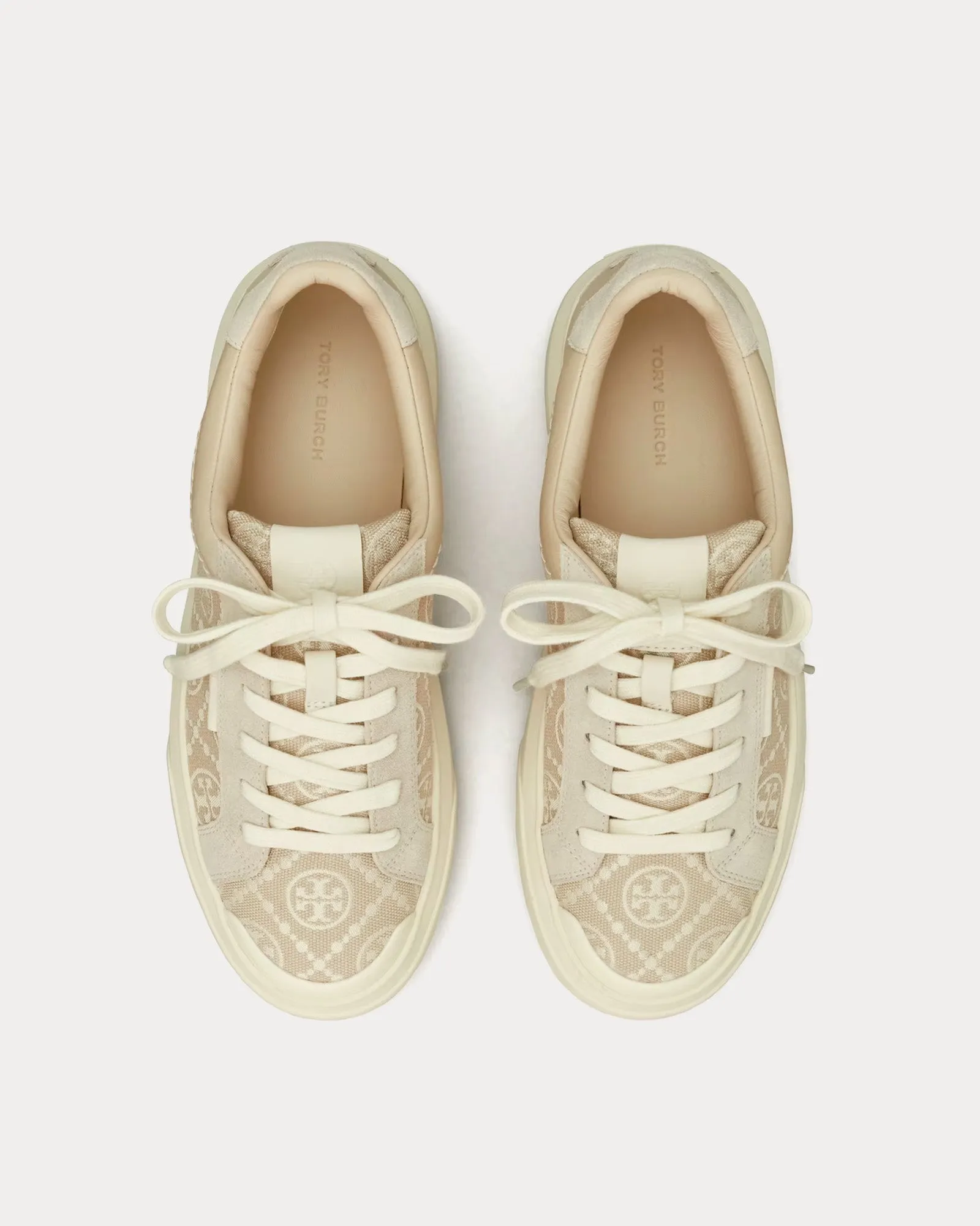 T Monogram Ladybug Birch / New Cream / Calcare Low Top Sneakers