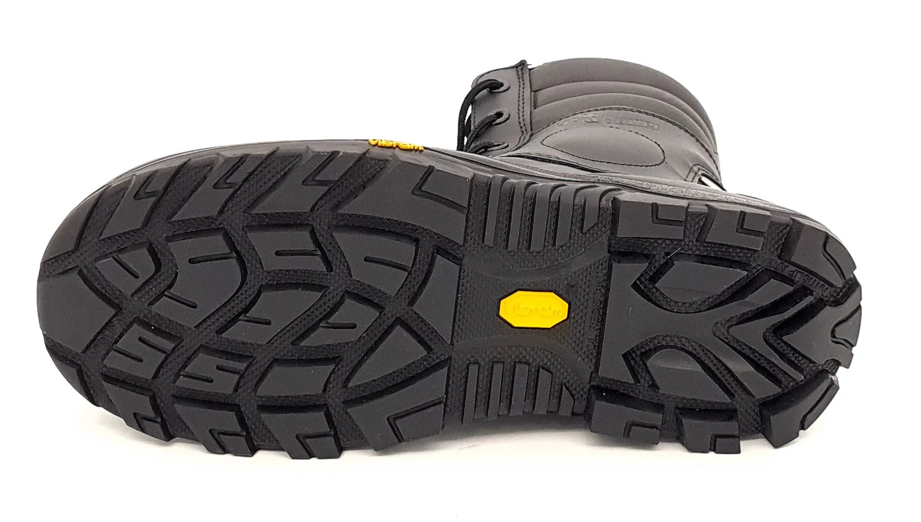 U-Power Leopard Leather Work Hi Leg Vibram Lace Up Toecap Midsole Work Boots